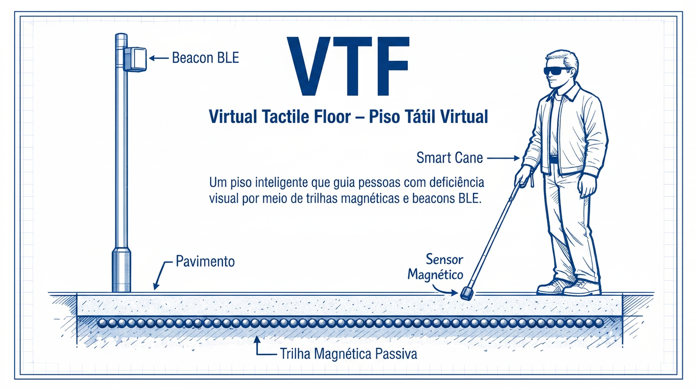VTF - Virtual Tactile Floor(Piso Tátil Virtual)