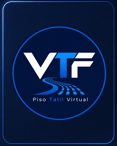 Logo do negócio VTF - Virtual Tactile Floor(Piso Tátil Virtual)
